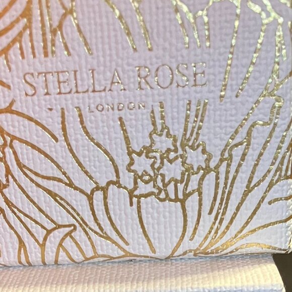 Stella Rose Fine Gold Plated Earrings with Black Round Stone and Crystal Accents - Picture 8 of 8